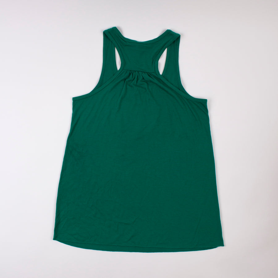 FreshGrass Tank Top: Green with Yellow Logo