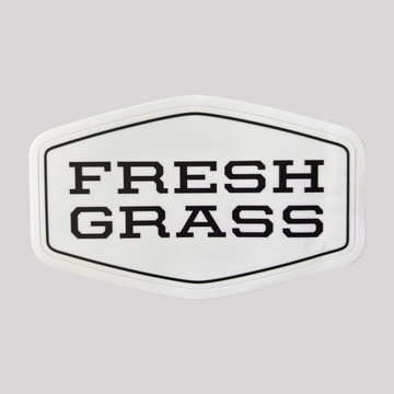 Freshgrass Sticker: White Logo