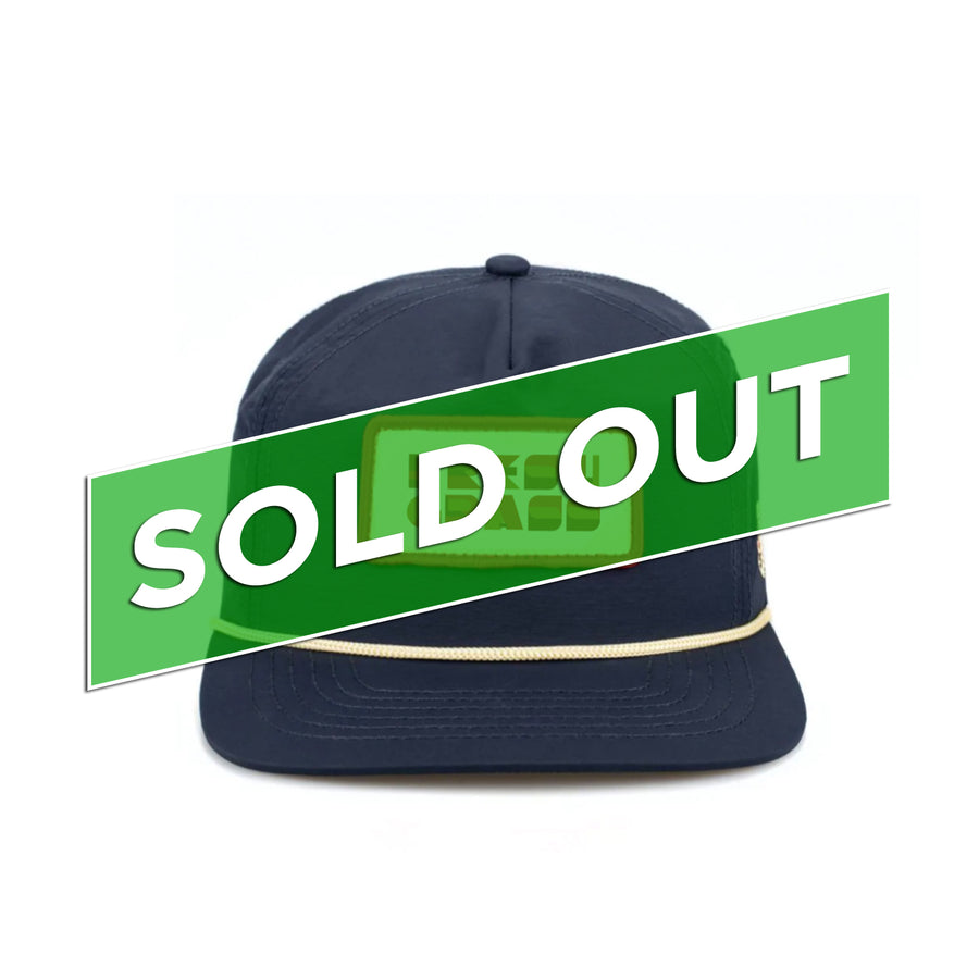 Freshgrass Hat: Navy with Alternative Logo Rubber Patch
